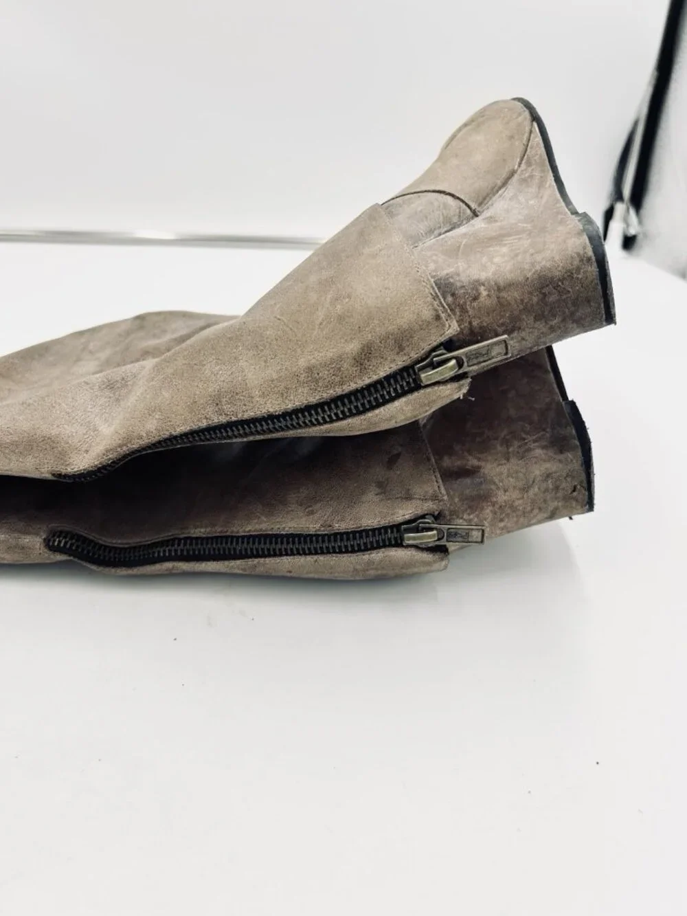 Steven by Steve Madden Taupe Leather 18